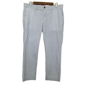 Castaway Nantucket Island Ladies Ankle Capri‎ Pants Size 10 Striped Coastal